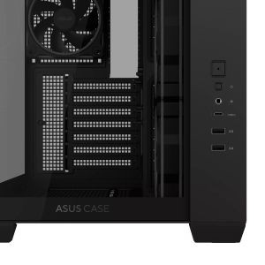 Кутия ASUS A32 PLUS Tempered Glass + 4 ARGB Вентилатора - Black