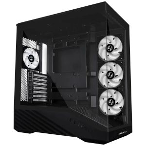 Кутия Lian Li Vector V100 ARGB Mid-Tower, Tempered Glass - Black