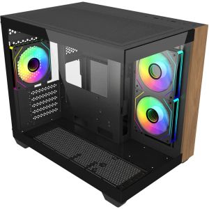 Компютърна кутия Cooler Master Elite Mini Tower mATX стъклен панел ARGB (E481-KHNN-S00)