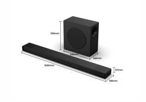 Аудио система Hisense AX3120Q ,3.1.2 Ch., 440W, BT, Dolby Atmos, Black