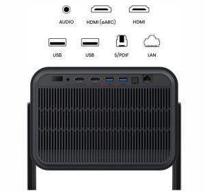 Мултимедиен проектор Hisense C3 Smart mini Laser Projector, 4K Ultra HD 3840x2160, 2000:1, 2500 lum, 60 Hz, Digital Zoom,Dolby Vision, HDR10+(decoding), HDR10, HLG, 2*10W, Silver