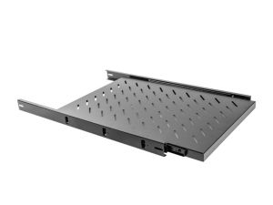 Аксесоар Lanberg 19" sliding shelf 1U / 465x750mm, max load capacity up to 60kg, black