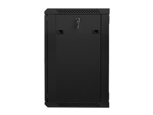 Комуникационен шкаф Lanberg rack cabinet 19" wall-mount 15U / 600x450 for self-assembly (flat pack), black