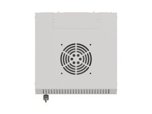 Комуникационен шкаф Lanberg rack cabinet 10" wall-mount 6U/300x300 (flat pack) with glass door grey