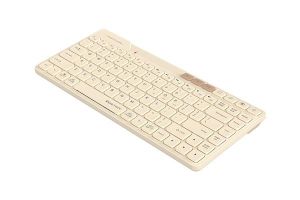 A4tech FBK26C AS Cafe Latte Fstyler безжичнa мини тиха клавиатура, Multi-mode, кирилизирана