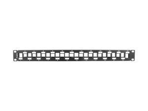 Пач панел Lanberg 24 порта Keystone 1U (PPKS-1224-B)