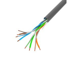 Кабел Lanberg LAN cable CAT.5e utp 305m solid cu grey cpr + fluke passed