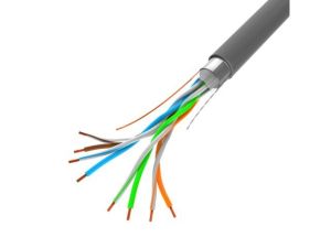 Кабел Lanberg LAN cable ftp 100m solid cca grey