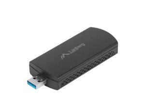 Wi-Fi адаптер Lanberg Wi-Fi 6E AX3000 USB 3.0 Tri-Band (NC-3000-WI)