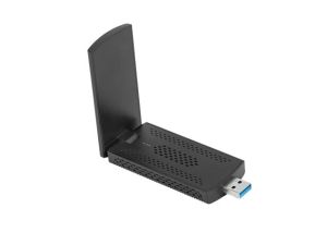 Wi-Fi адаптер Lanberg Wi-Fi 6E AX3000 USB 3.0 Tri-Band (NC-3000-WI)