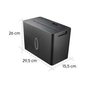 HAMA Шредер „Safe X40-B“, ниво на сигурност P4 T4 E3