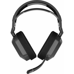 Геймърски слушалки с микрофон Corsair HS80 MAX Steel Grey безжични и блутут PC/PS5/PS4