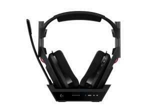 Logitech Astro A50 Lightspeed безжични слушалки с докинг станция, Черни