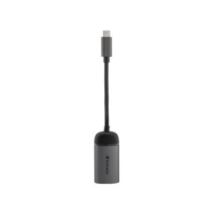 Адаптер USB-C към RJ-45 Verbatim USB-C към RJ-45 1Gbps 10cm (49146)