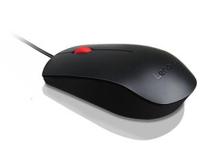Мишка Lenovo Essential 1600DPI USB черен (4Y50R20863)
