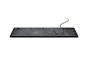 Клавиатура Natec Keyboard Herring Glow US, White Backlight
