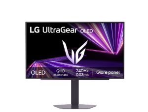 Монитор LG 27GX704A-B, UltraGear 26.5" OLED, 0.03ms GtG, 240 Hz, 1500000:1, 275cd/m2, QHD 2560x1440, HDR 10, DCI-P3 99.5%, AMD FreeSync, NVIDIA G-SYNC Compatible, VRR, USB, HDMI, DisplayPort, Headphone Out, Reader mode, Black Stabilizer, Tilt, Height Adju