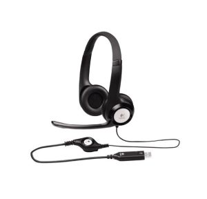 Слушалки с микрофон Logitech USB с микрофон (981-000406)