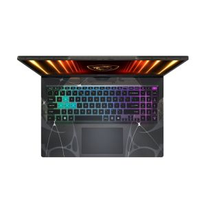 Лаптоп MSI Cyborg 15 B13WFKG, i7-13620H (10C/16T, up to 4.90GHz, 24 MB), GeForce RTX 5060 8GB GDDR7 572 AI TOPS, 15.6" FHD (1920x1080), 144Hz, IPS-Level, 16GB DDR5 5200MHz, 512GB PCIe Gen4x4 SSD, WiFi 6E, BT 5.3, 4 Zone RGB Kbd, NO OS, 55.2Whr, 2.1kg