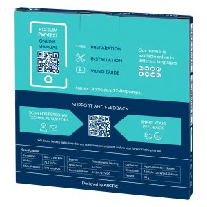 Вентилатор за компютър Arctic P12 Slim 120 мм (ACFAN00187A)