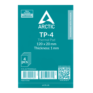 Термопроводящ пад ARCTIC TP-4 - 120x20x1.0 mm 4-Pack