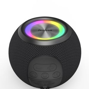 Hama "Ball Shape Speaker" Bluetooth® Loudspeaker, 5 Light Modes, 5W