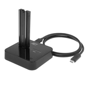 Двойна SSD докинг станция, ACT M.2 NVMe/PCIe за клониране, USB-C 3.2 Gen2, 10 Gbps