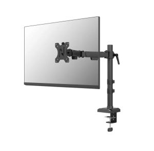 Стойка Neomounts Nero Single Flat Screen Desk Mount (phone holder+Quick-fix clamp/grommet)