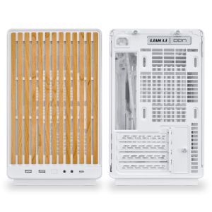 Case Lian Li DAN A3-mATX Wood Edition White - Micro Tower