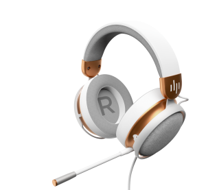 Gaming Headphones Dark Project Sono Wired - White/Gold
