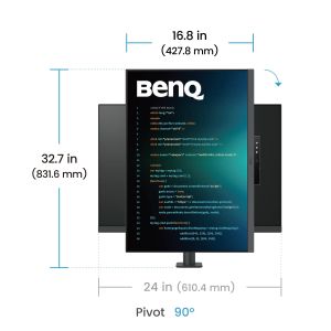 Монитор за програмиране BenQ RD280UA, 28.2", Ergo Stand