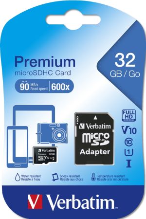Карта памет microSD Verbatim Premium 32GB UHS-I U1 Class 10 (44083)