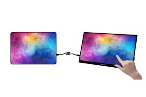 Портативен монитор Verbatim PMT 14" Full HD IPS Touch 60Hz (49591)