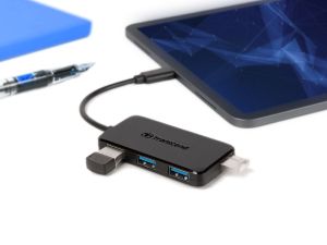 USB хъб Transcend USB-C към 4x USB 3.1 Gen 1 (TS-HUB2C)