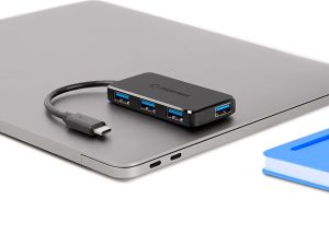 USB хъб Transcend USB-C към 4x USB 3.1 Gen 1 (TS-HUB2C)