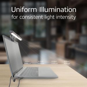 ACT LED лампа за лаптоп с регулируема яркост и щипка, USB захранване