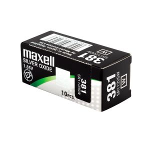 Бутонна батерия сребърна MAXELL SR1120 SW /381/391/  AG8   1.55V