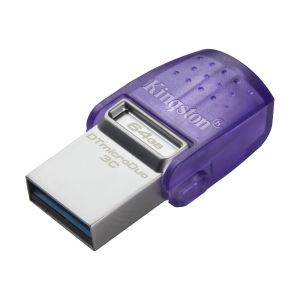 USB флаш памет Kingston DataTraveler microDuo 3C 64GB USB 3.2 Gen 1 USB-C USB-A (DTDUO3CG3/64GB)