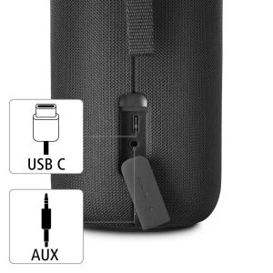 Hama "Shine 2.0" Bluetooth® Loudspeaker, LED, Splash-Protected, 30W, blk