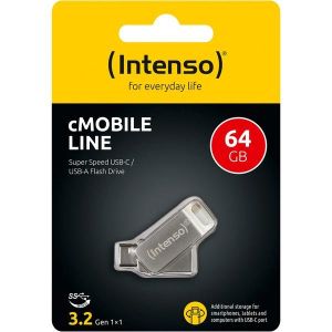 USB флаш памет Intenso cMobile Line 64GB USB-C USB-A USB 3.1 (3536490)