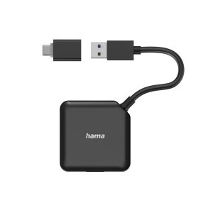 USB хъб Hama 4x USB-A USB 3.2 Gen 1 5Gbps (00200116)