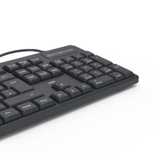 Клавиатура Hama CK-100 BG/US жична USB (173050)