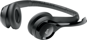 Слушалки с микрофон Logitech H390 на ушите USB-A (981-000406)