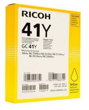 Мастило гел RICOH GC41Y 2200 копия Yellow