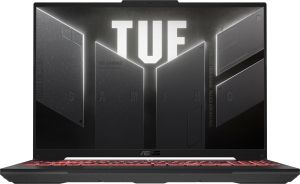 Лаптоп ASUS TUF Gaming A16 2024 FA607NUQ-RL014 - 16" IPS FullHD+, AMD Ryzen 7 170, 16GB DDR5, 512 GB SSD, RTX 4050 6GB GDDR6