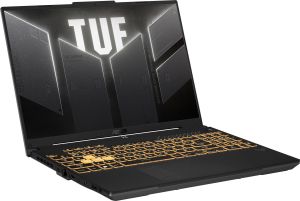 Лаптоп ASUS TUF Gaming F16 FX607VJR-TU307 - 16" IPS FullHD+, Intel Core 7 230H, 16GB DDR5, 512 GB SSD, RTX 3050 6GB GDDR6