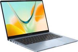 Лаптоп ASUS Vivobook S14 S5408QA-TM274W - 14.0"  IPS Full HD+, Qualcomm Snapdragon X X1-26-101, 8GB LPDDR5X, 256GB SSD - Win11 Home