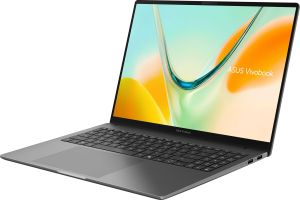 Лаптоп ASUS Vivobook S16 S5608QA-MB234W - 16.0"  IPS Full HD+, Qualcomm Snapdragon X X1-26-101, 16GB LPDDR5X, 256GB SSD - Win11 Home
