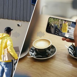 HAMA Wi-Fi камера 1080p, за външна употреба, нощно виждане, запис