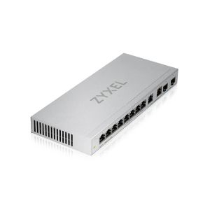 Суич ZYXEL XGS1010-12, 10 портов неуправляем, Gigabit, 2xSFP 
